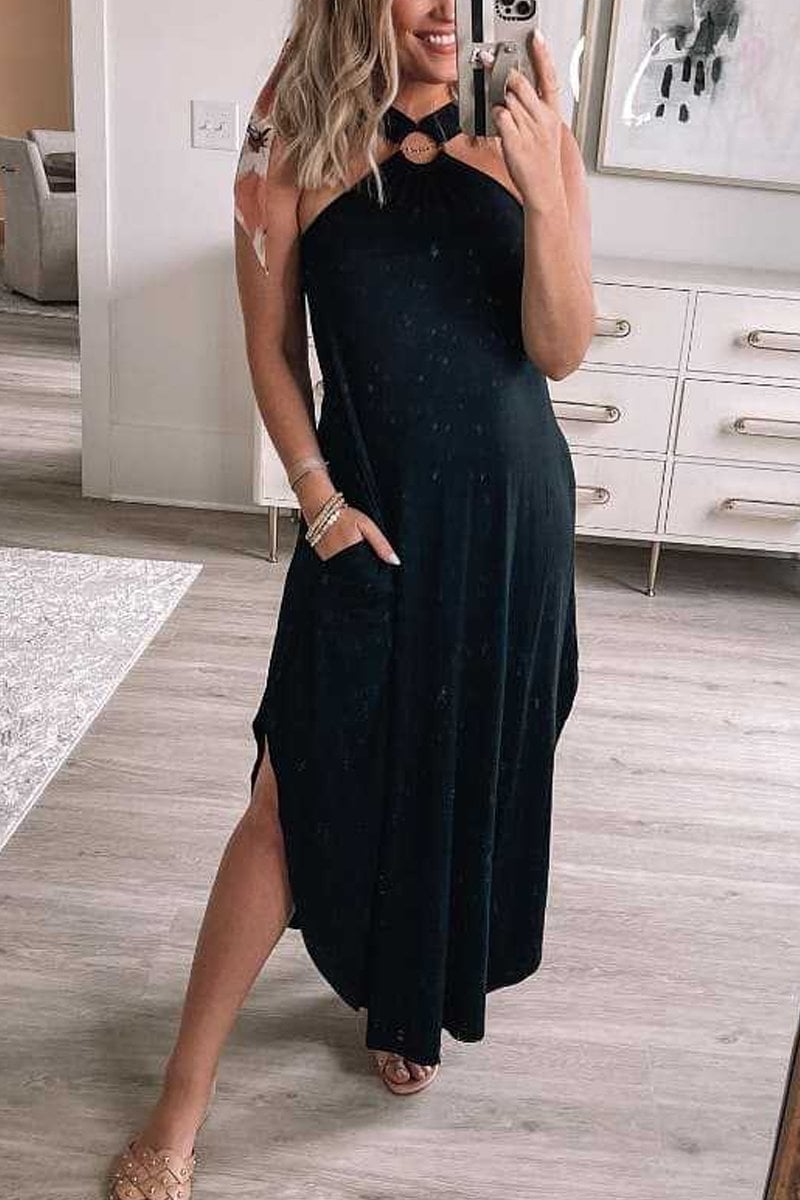 Jezrah | Halter Breeze Dress