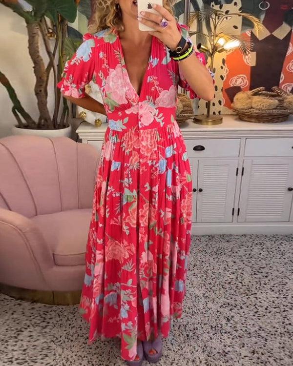 Floriana | Vibrant Floral Dress