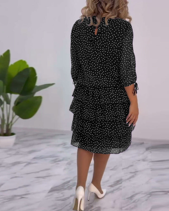 Tilly | Polka Dot Layered Dress