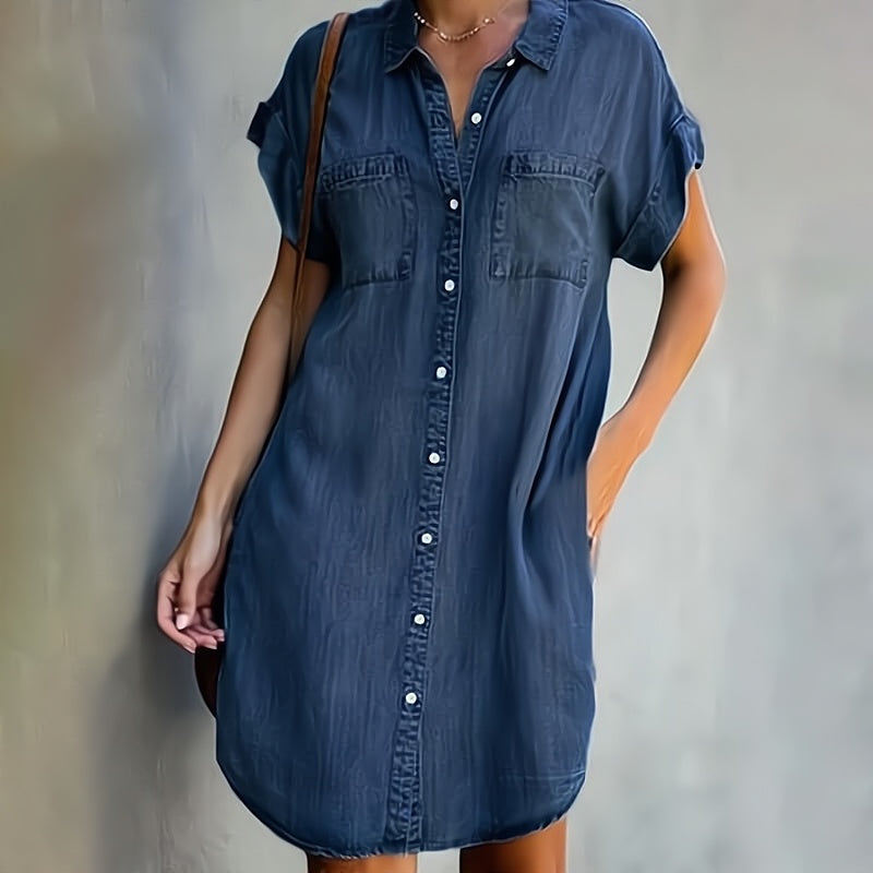 Lorisse | Button-Down Shirt Dress