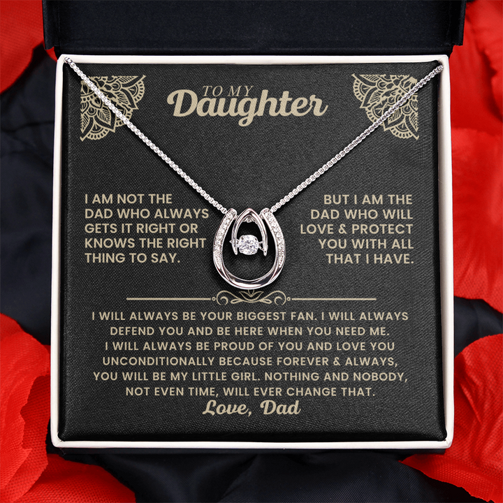 I am the Dad who will Love and Protect You-Necklace