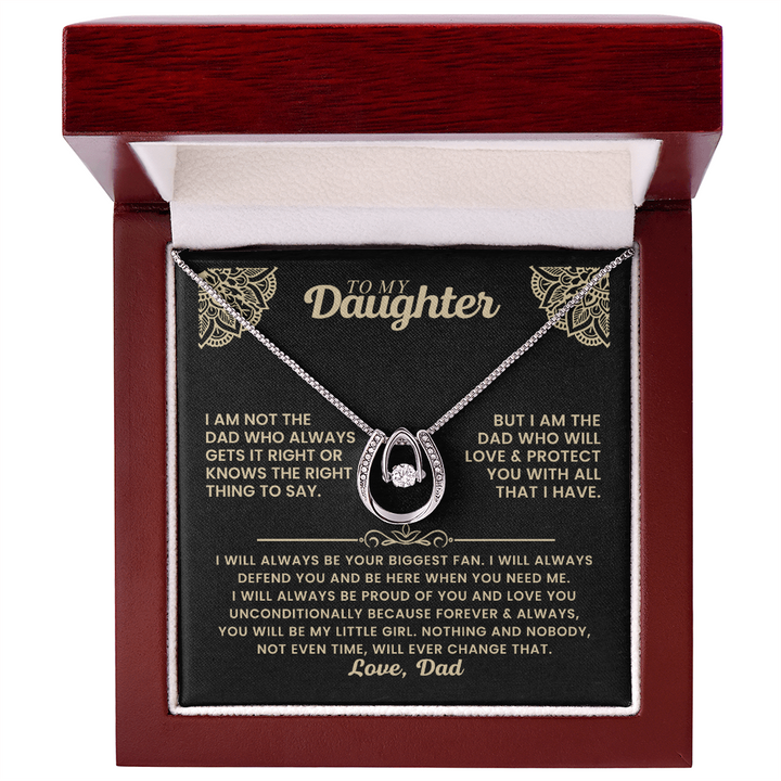 I am the Dad who will Love and Protect You-Necklace