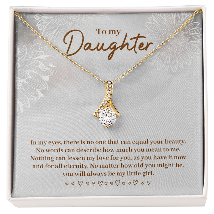 Nothing can lessen my love for you-Necklace