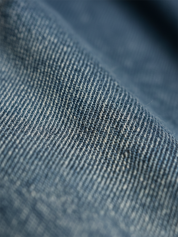 Loretta | Vintage Washed Soft Cotton Feel Denim Maxi Dress